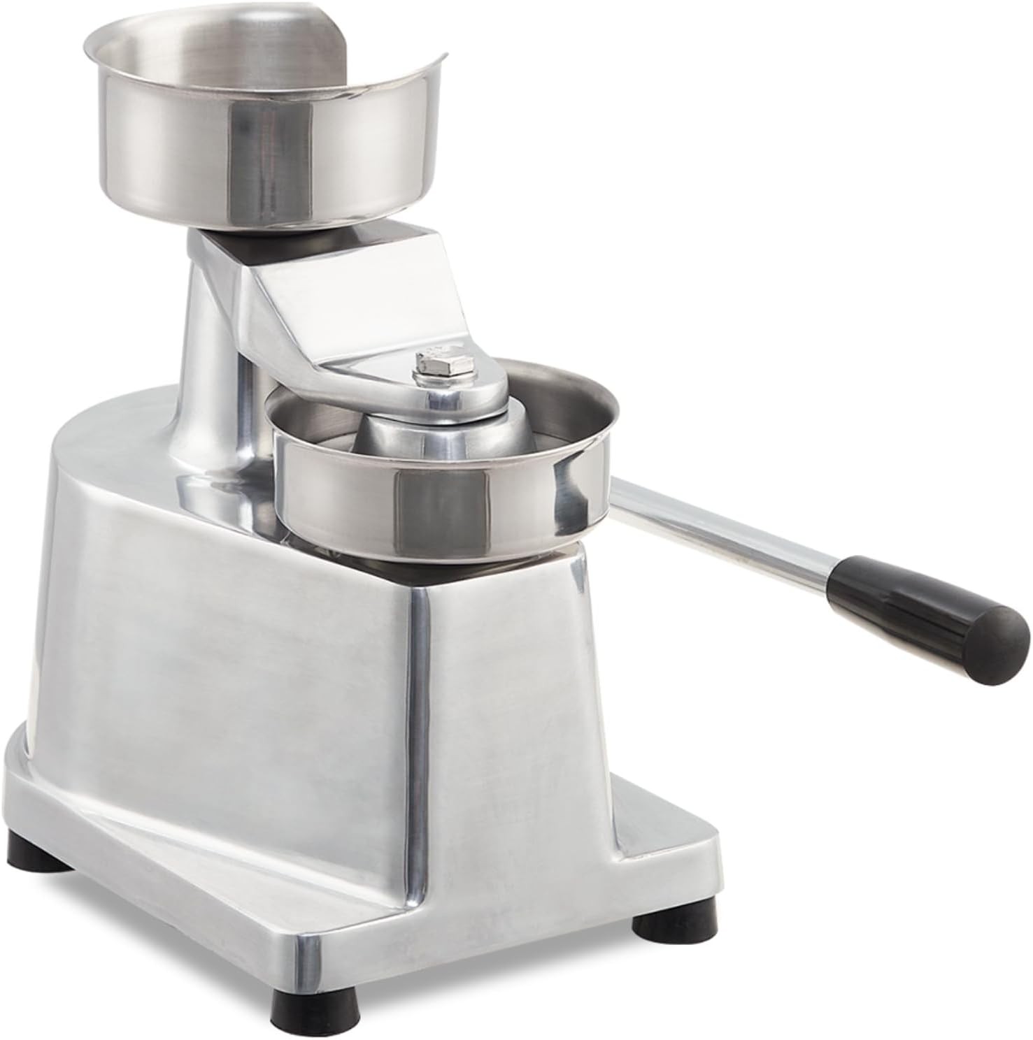 Commercial Hamburger Patty Maker 4/6" Hamburger Press with 500 Patty Papers gallery