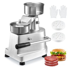 VEVOR 4″ Commercial Burger Patty Maker Hamburger Meat Press Forming Machine