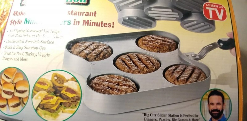 Stovetop MINI HAMBURGER PRESS BIG CITY SLIDER STATION Make Hamburgers At Home gallery