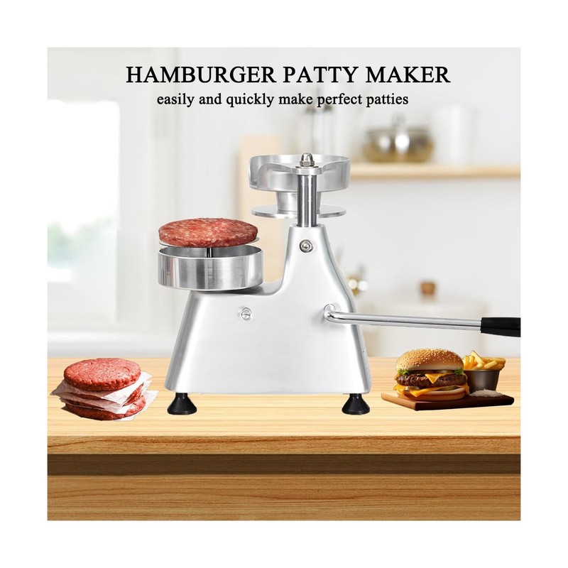 CTJ Commercial Hamburger Patty Maker Food Stainless Steel Bowl Burger Press P... gallery