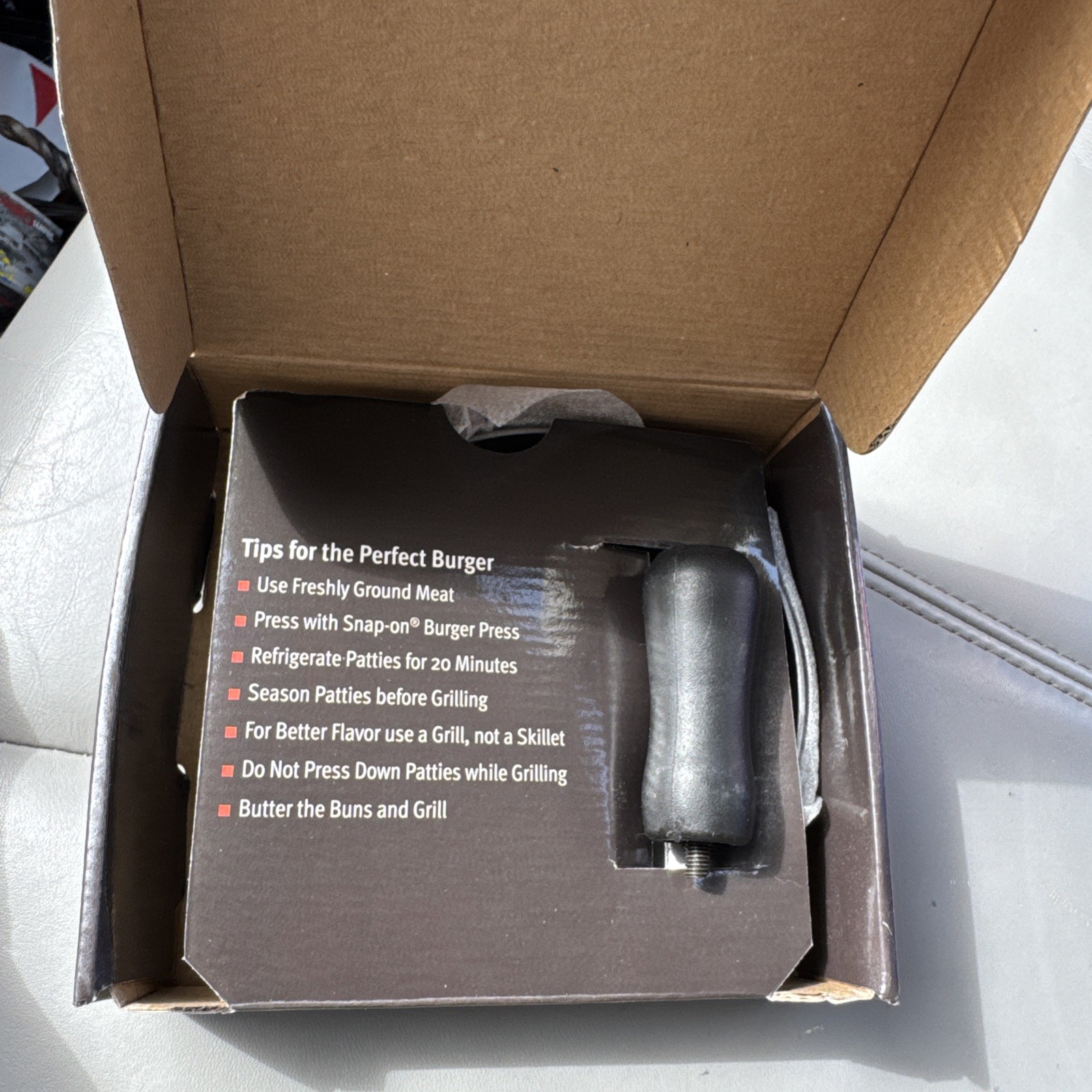 Snap-On Tools Custom Burger Press New in Box SSX19P113 gallery