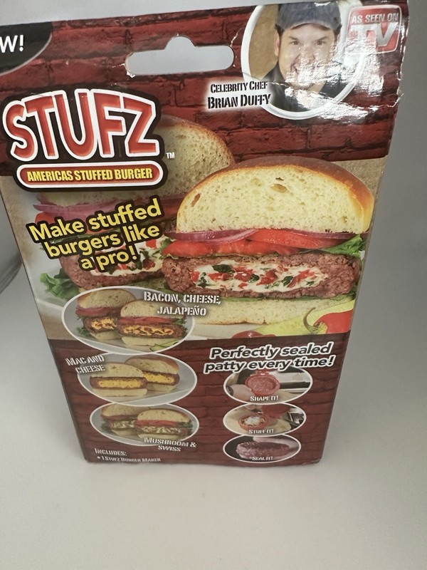 Stufz Stuffed Burger Press - Hamburger Patty Maker - As Seen On TV gallery