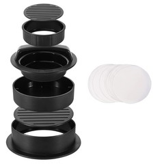 Nuovoware 3 in 1 Burger Press, Hamburger Press Patty Stuffed Burger Maker