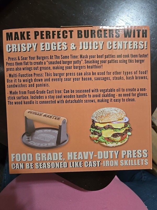 Burger Master Cast iron Press gallery