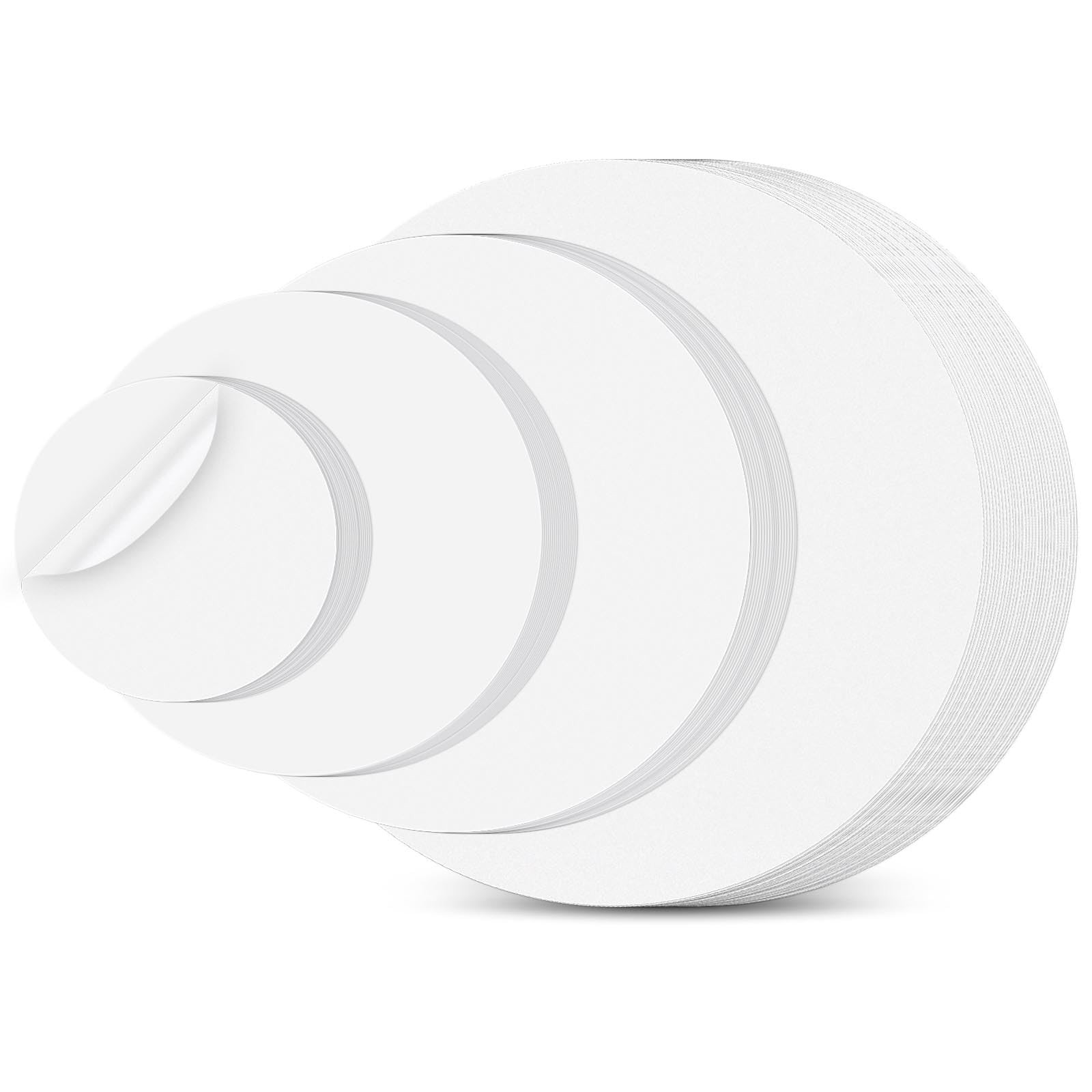 ISKYBOB 200 Sheets Parchment Paper Rounds, 4in 6in 8in 10in Multi, White gallery