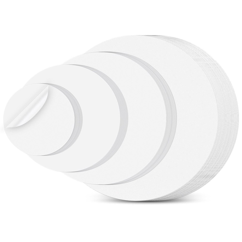 ISKYBOB 200 Sheets Parchment Paper Rounds, 4in 6in 8in 10in Multi, White