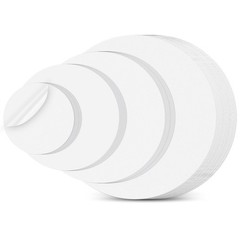 ISKYBOB 200 Sheets Parchment Paper Rounds, 4in 6in 8in 10in Multi, White