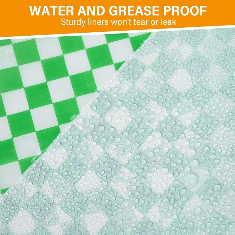 120Pcs Wax Paper Sheets for Food, 12 * 12 inches, Variety Colors -- 6 colors gallery