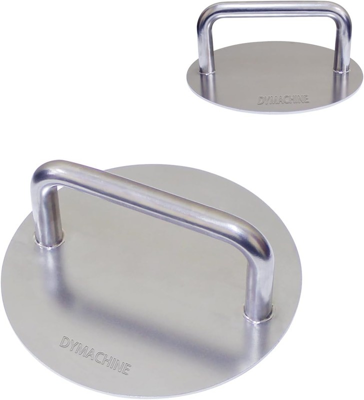 Smash Burger Press,7 Inch Stainless Steel Hamburger Press,2.5mm Thick Heavy gallery