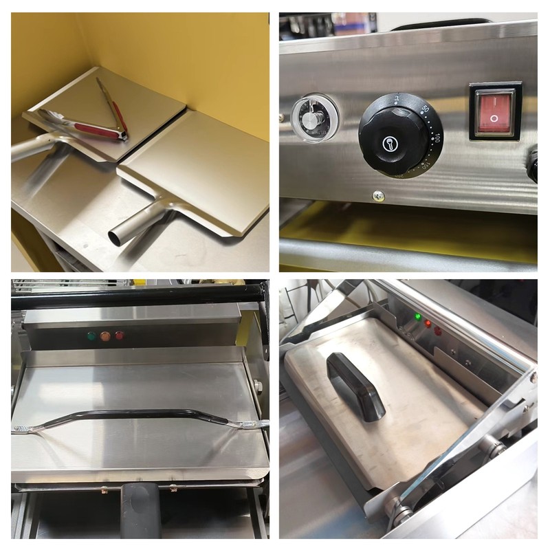 Kolice Commercial Electric Hamburger Baking Machine, Burger Bread Toaster gallery