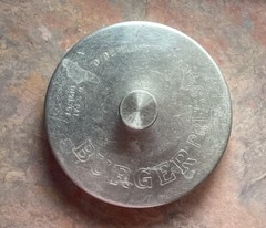 Vintage 1960’s Heuck Burger Press Mold Aluminum W/Slide Release Made in USA