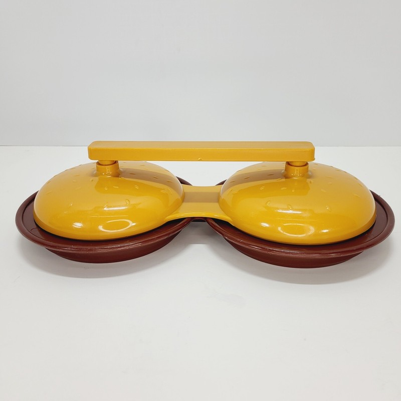 Charcoal Companion Double Hamburger Press Mold / 4.5" Circular Burger Patties gallery