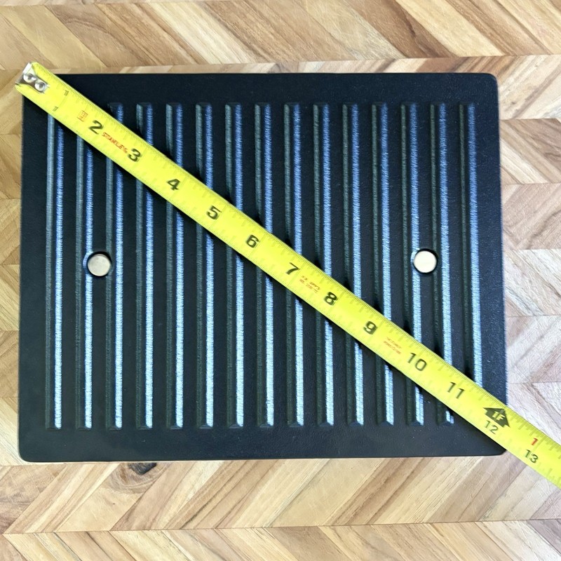 All Clad Cast Iron Burger Press / Panini Weight 10 x 8 Stainless Steel Handle gallery
