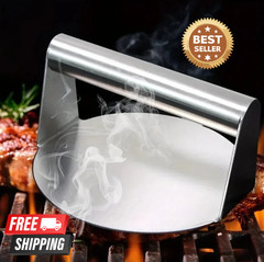 New Stainless Steel Smash Burger Press | Heavy Duty Patty Maker & Smasher Mold f