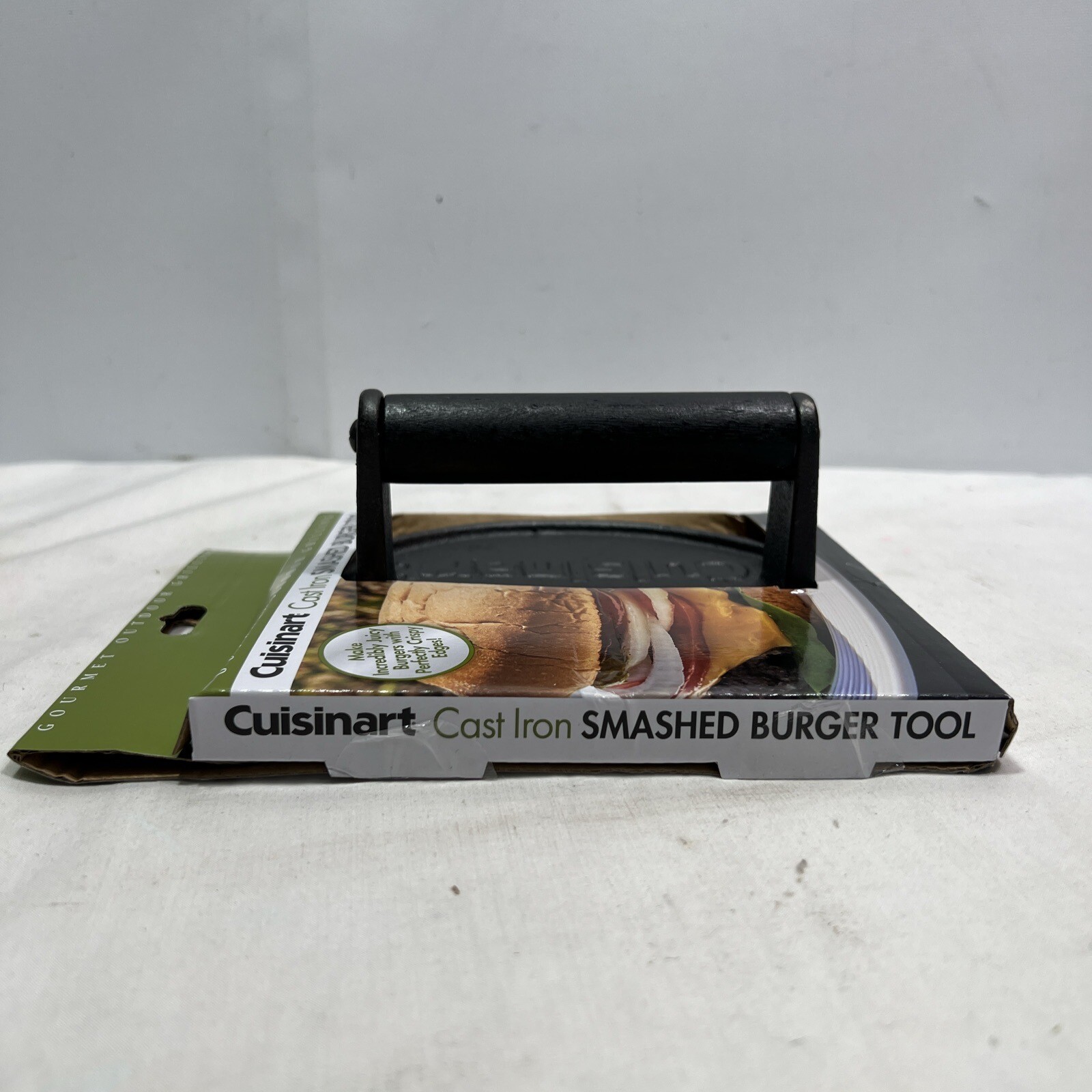 Cuisinart 6" Smashed Burger Press, Cast Iron (CISB-111) ~ NEW gallery