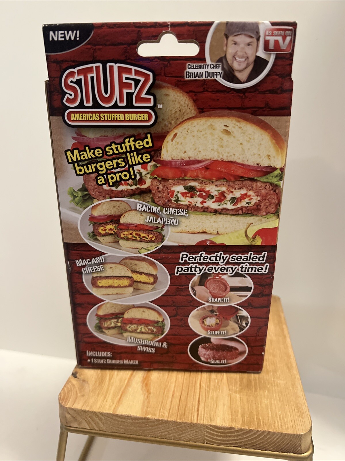 Stufz Stuffed Burger Press - Hamburger Patty Maker - As Seen On TV gallery