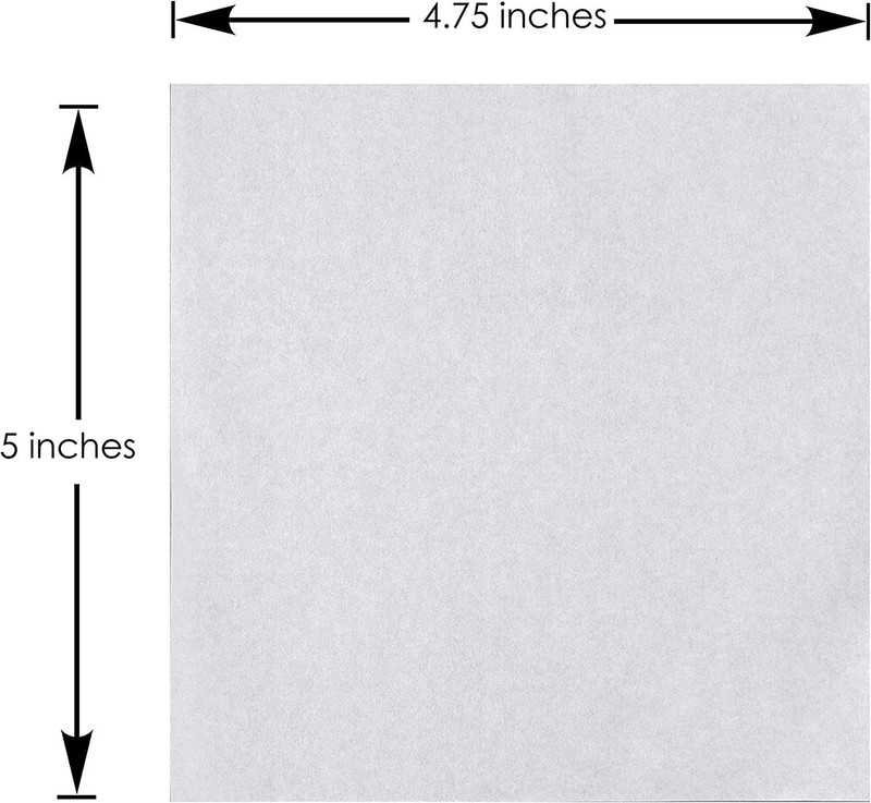 Patty Paper - Hamburger press Sheets 4.75x5" - 1000 4.75x5, White gallery