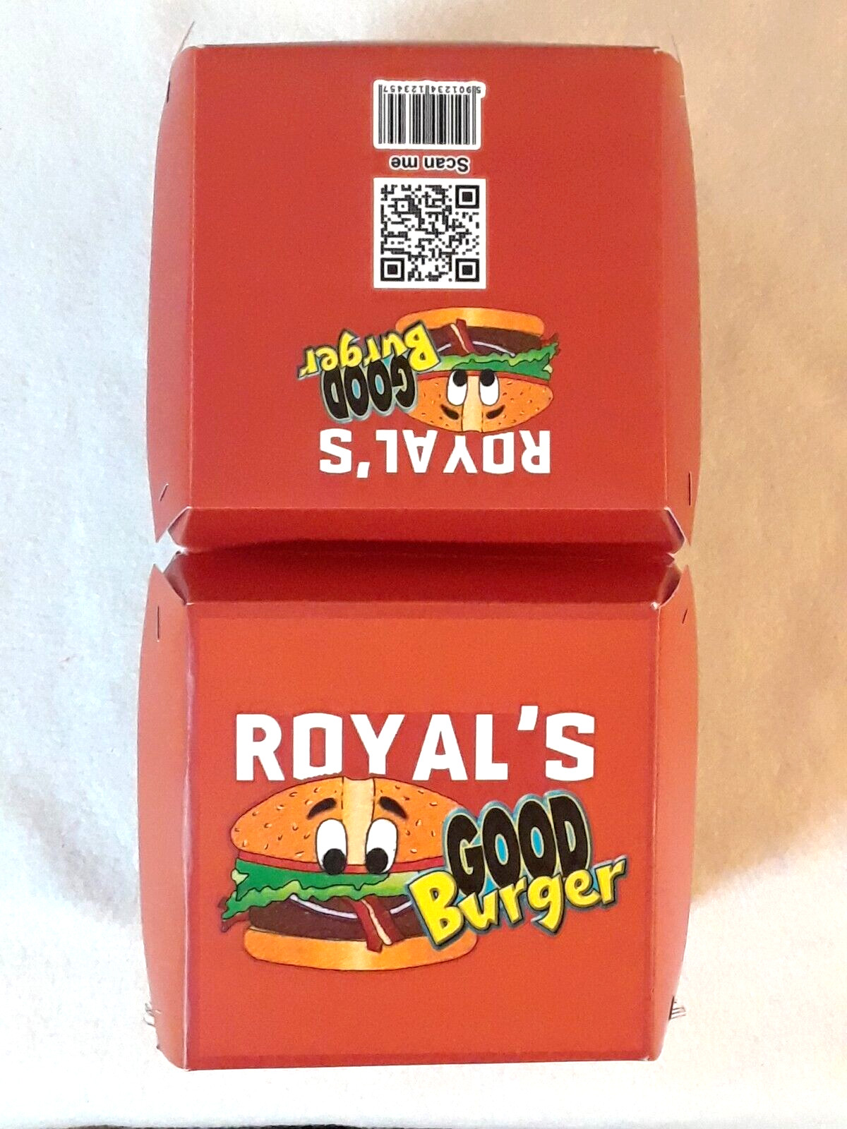 Good Burger Cardboard Hamburger Containers Novelty BBQ Party Bar Movie Night gallery