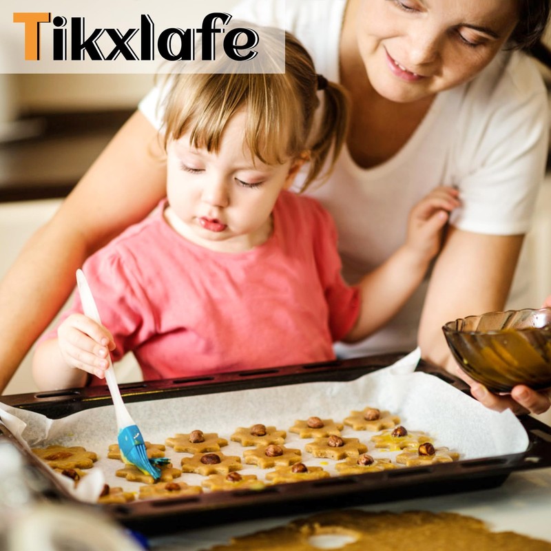 Tikxlafe 200 Pcs 8x8 Inch Parchment Paper Sheets,Food 8"x8"-200pcs, White gallery