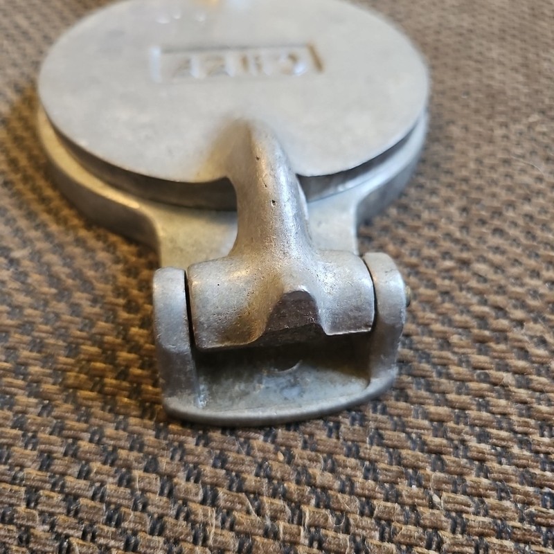 Vintage Hamburger Press Chef Die Cast Aluminum Sears Retro Kitchen 9x5" gallery
