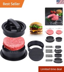 The Ultimate Burger Press: Create Perfect Patties with 100 Pcs of Patty Paper