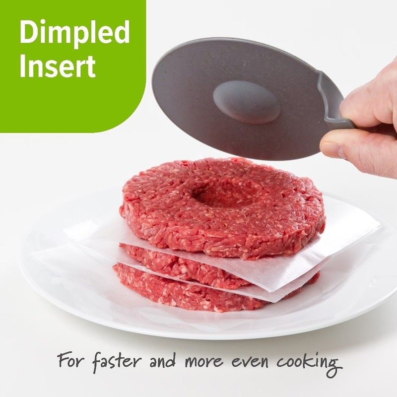 Perfect Burger Press Hamburger Patty Maker with Removable Pusher Non-Stick Easy gallery