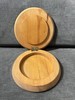 Vintage Wooden Hinged Hamburger Press 3 7/8” Patty Maker Kitchy Chef Japan gallery