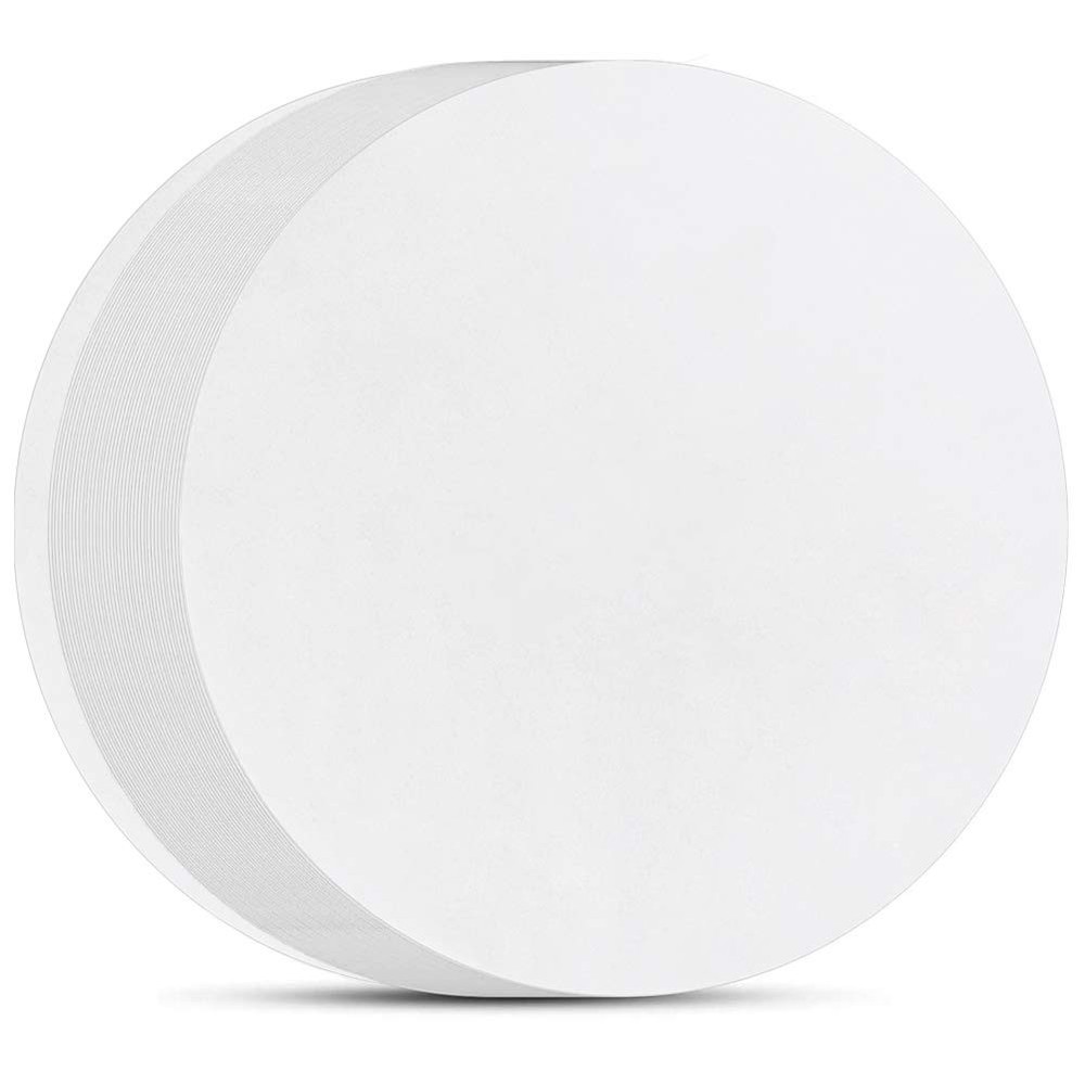 9 Inch Round Parchment Paper, Set of 200, Non Stick Baking 9inch, White