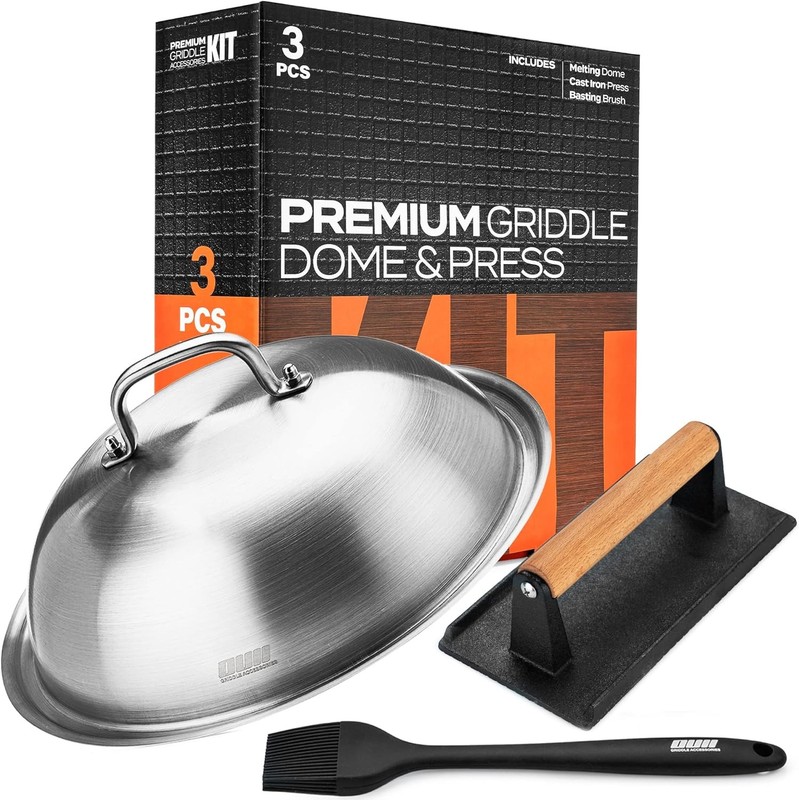 Flat Top Griddle Accessories Set for Blackstone and Camp Chef - 12 Inch Heavy gallery