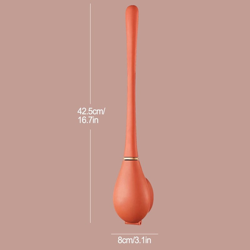 Efficient Cleaning Solution Silicone Bristles Toilet Brush with Container gallery