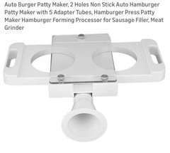 Auto Burger Patty Maker, 2 Holes Non Stick Auto Hamburger Patty Maker with 5 …