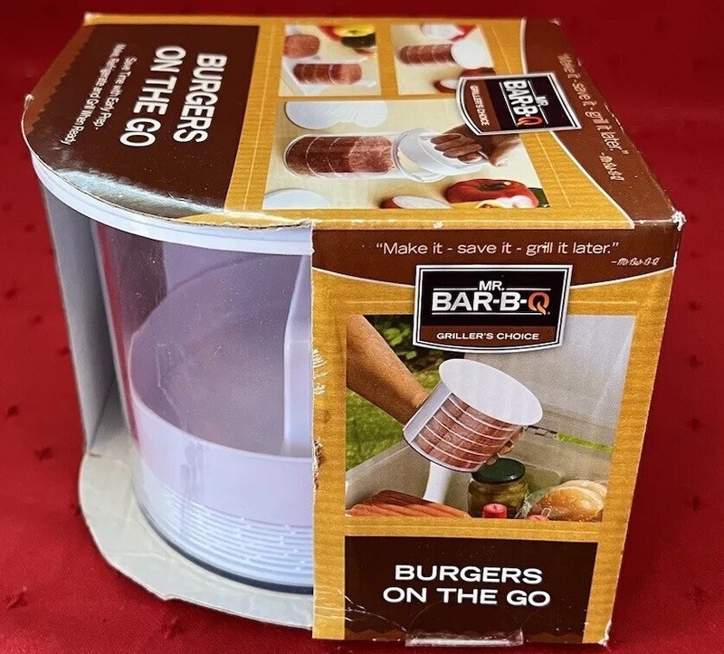 Mr. BBQ Burgers on the Go Patty Maker 12 Piece NonStick 8-Layer Plastic Disc New gallery