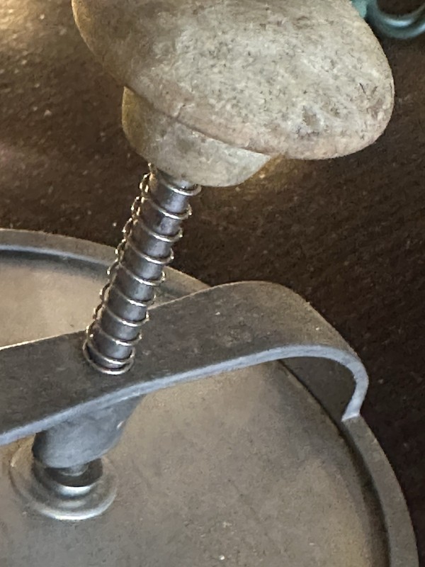 Androck Vintage Metal Burger Press Round Sizeable Hamburger gallery