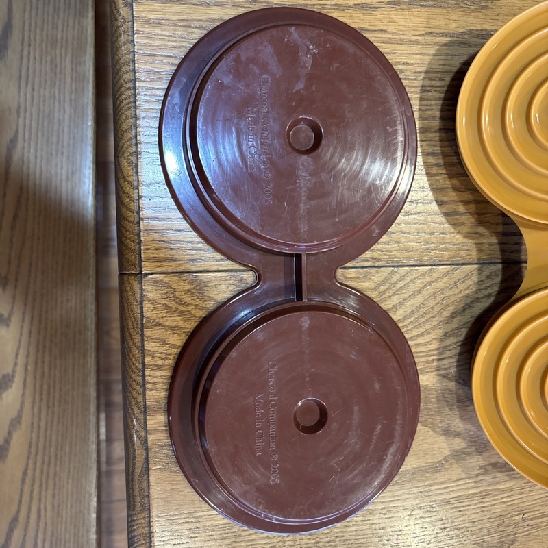 Charcoal Companion Double Hamburger Press Mold 4.5" Circular Patties gallery