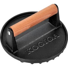 Cast Iron Smash Burger Press 2.5lb – 7 Inch Round Heavy Duty Bacon & Grill