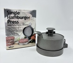 Weston Single Hamburger Press Patty Maker Non-Stick Aluminum Heavy Duty 4.5”