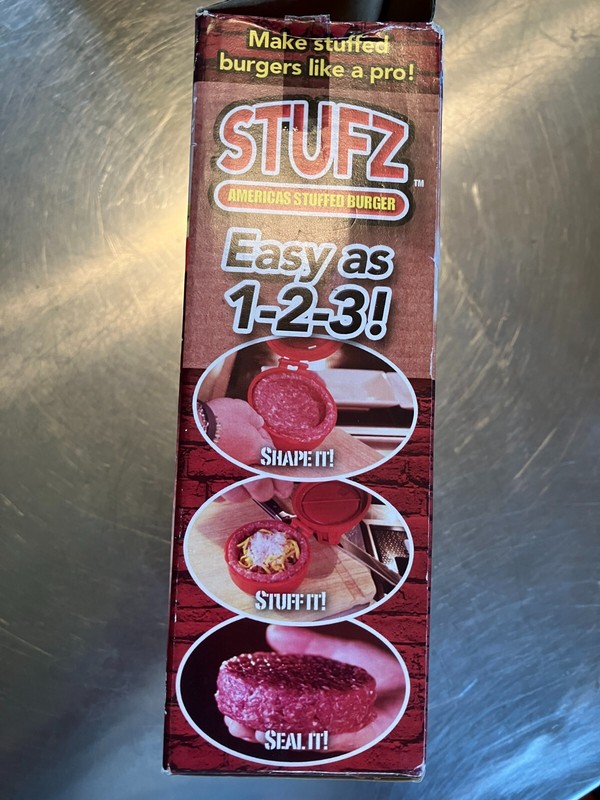 New Stufz Stuffed Burger Press - Perfect Hamburger Patty Maker - As Seen On TV gallery