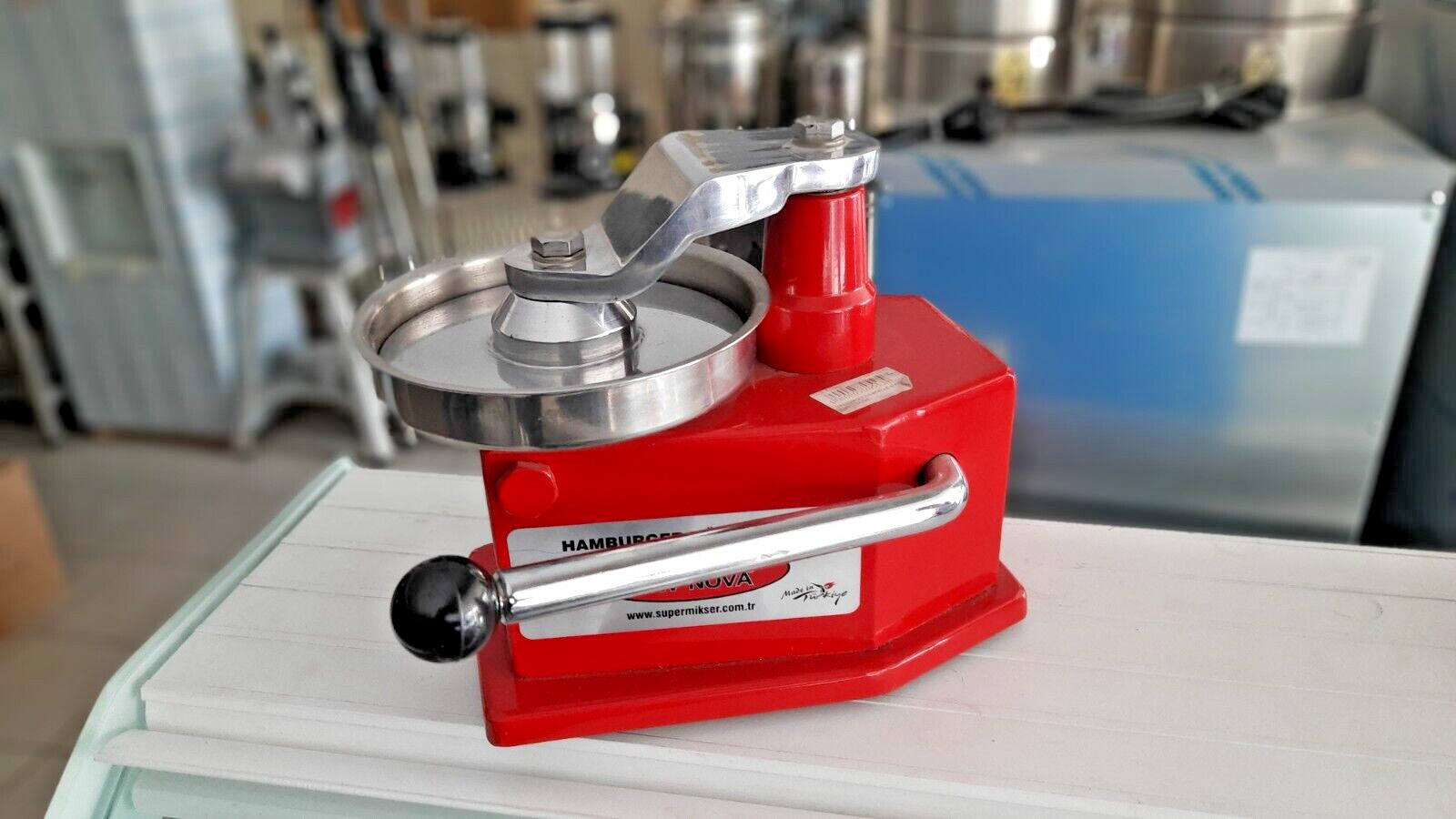 Manual Burger Press Hamburger Meat Press Machine Professional Heavy Duty gallery