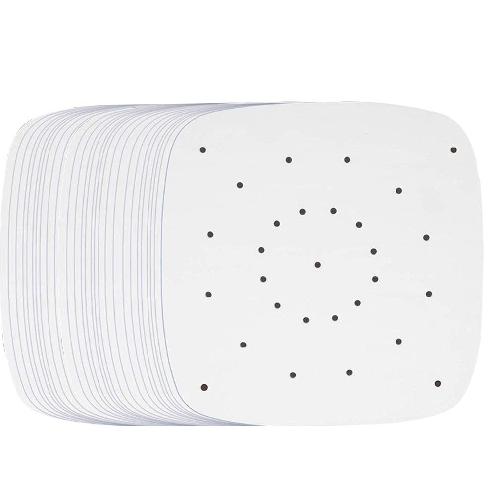 Air Fryer Parchment Paper, 200pcs 9.5 Inch Perforated 9.5, Creamy White gallery