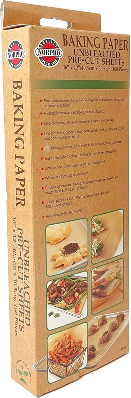 Unbleached Baking Paper Sheets Precut 16x12 gallery