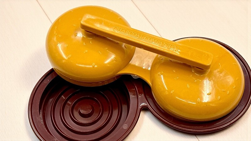 Charcoal Companion Double Hamburger Press Mold / 4.5" Circular Burger Patties gallery