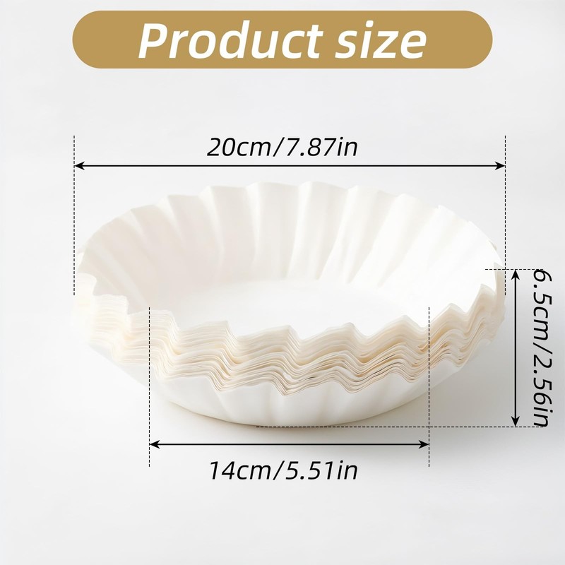 50 PCS Disposable Basques Cake Paper, 6 Inch Parchment Paper 6 inch, White gallery