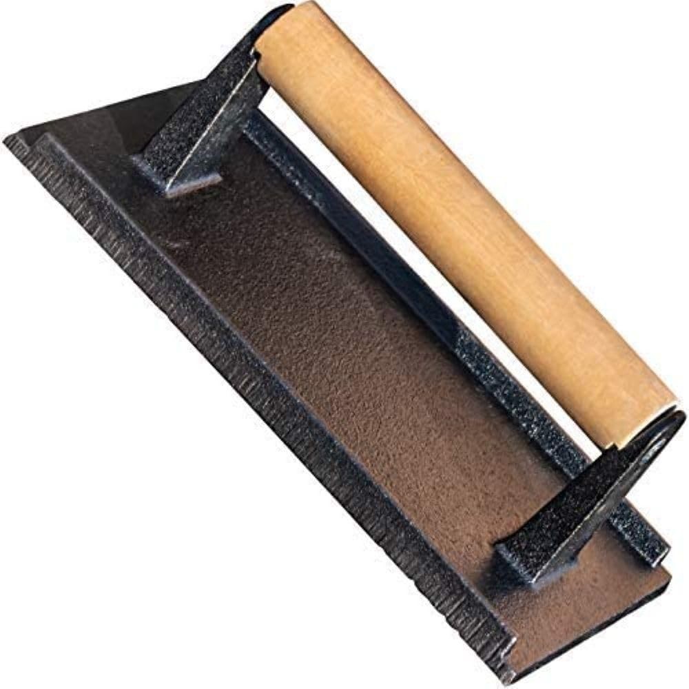 , Pre Seasoned Cast Iron Grill Weight 1Pk. Heavy Duty Steak and Burger Press ...