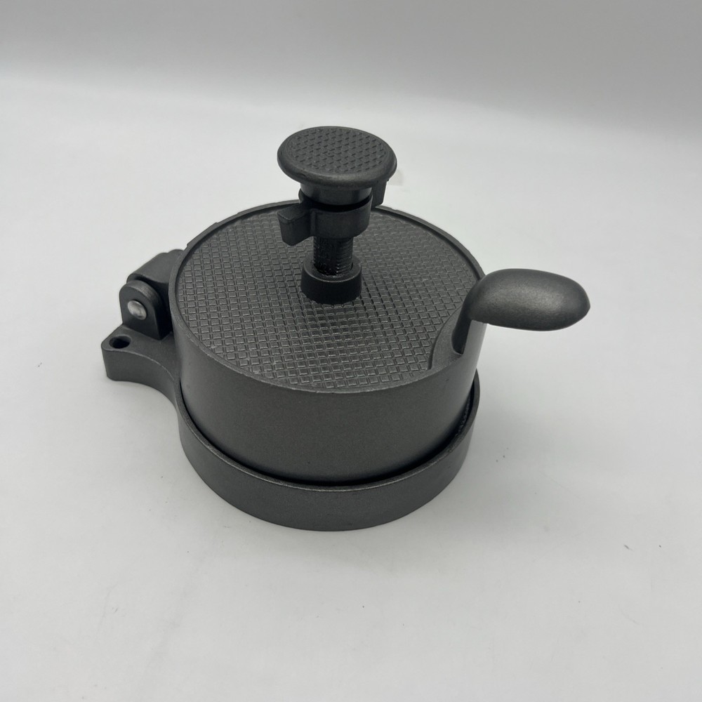 Burger Single Press Cast Aluminum Nonstick Adjustable Hamburger Mold