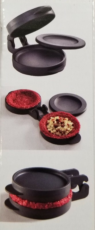 Chef's Best Stuffed Burger Maker - Add Cheese or Chopped Vegetables - NIB gallery