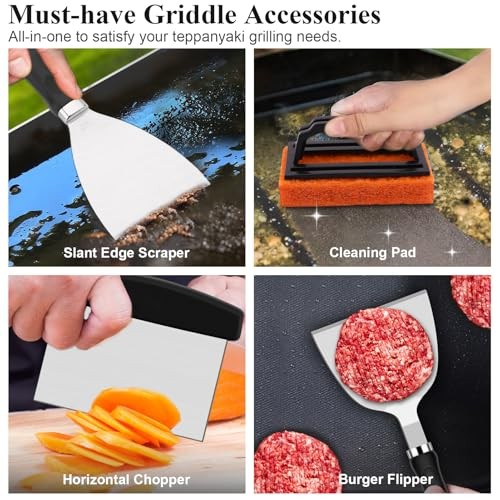 27pcs Griddle Accessories Kit for Blackstone, Professional Hibachi Flat Top gallery