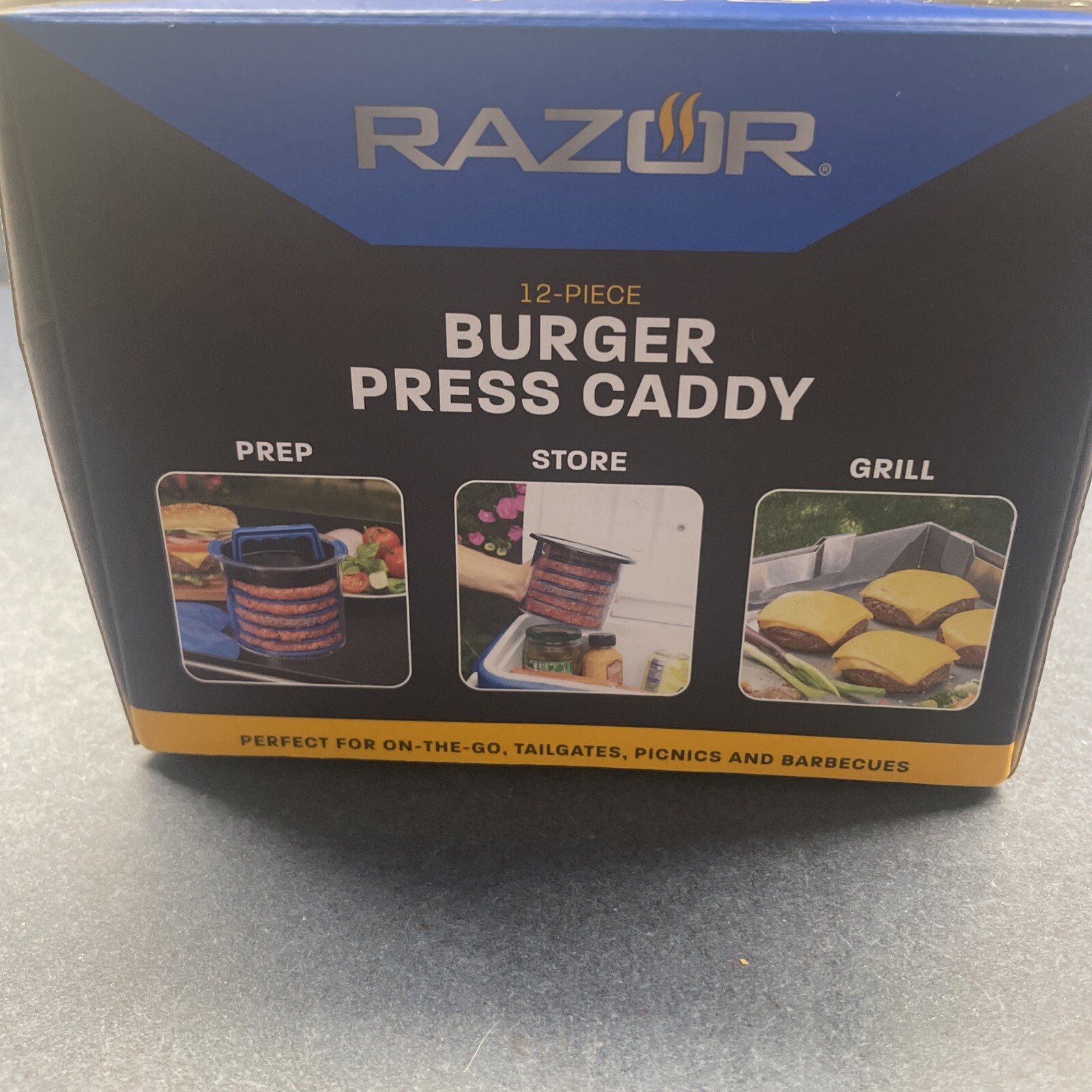Razor 12 piece burger press caddy gallery