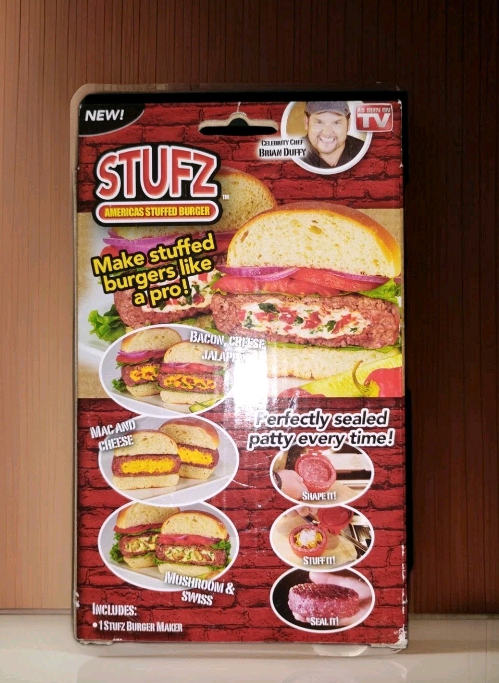 Smash Burger Press: Hamburger Patty Maker Stuffed Burger (As Seen On TV) gallery