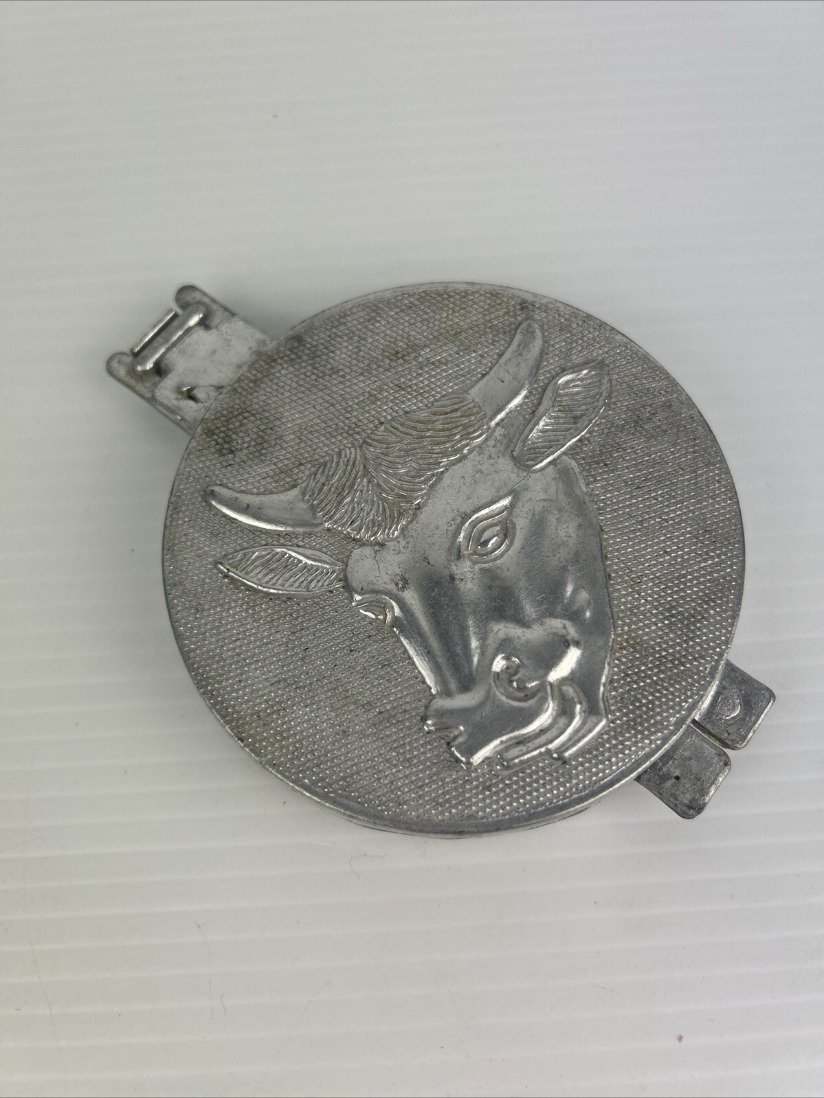 Vintage Cow Hamburger Cast Press Bull Face MCM Kitchenalia gallery