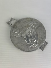 Vintage Cow Hamburger Cast Press Bull Face MCM Kitchenalia
